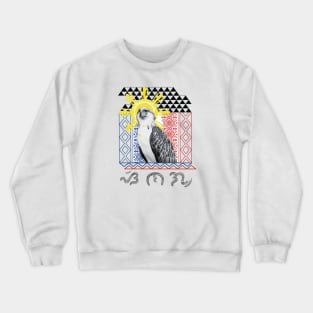 Philippine Eagle / Baybayin word Sinag (Ray of Light/Beam) Crewneck Sweatshirt